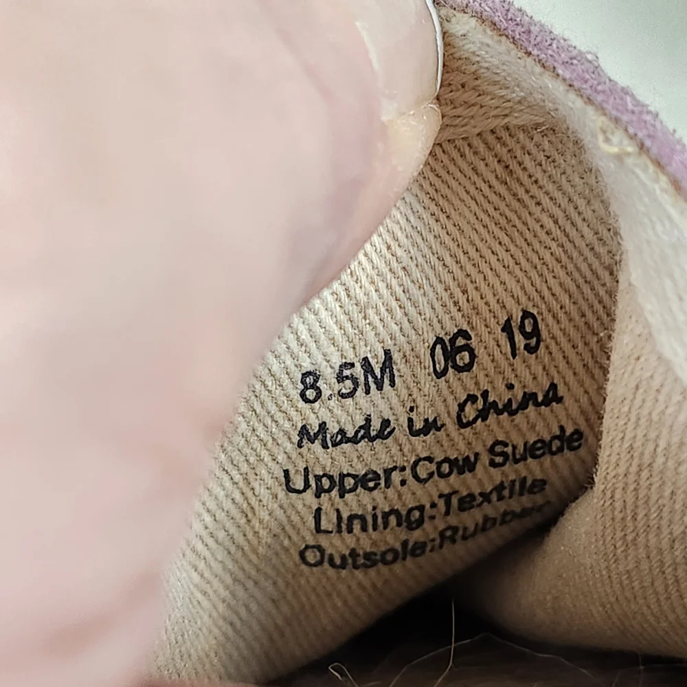 Jack Rogers women's Riley Suede Espadrille slip-on Flat shoes In Mauve 8.5 M - Picture 10 of 15